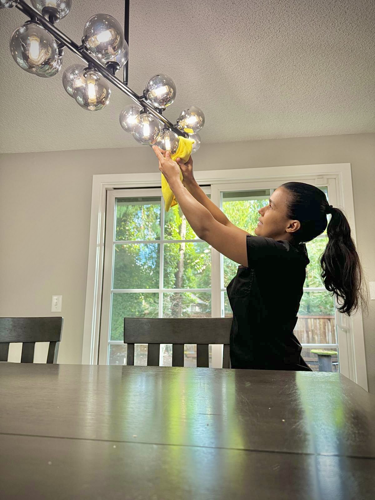 Professional cleaning team